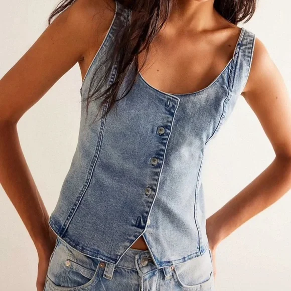 Free People Kara Vest - Picture 1 of 5